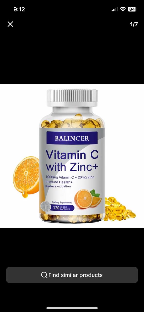 Screenshot produk Vitamin C with Zinc