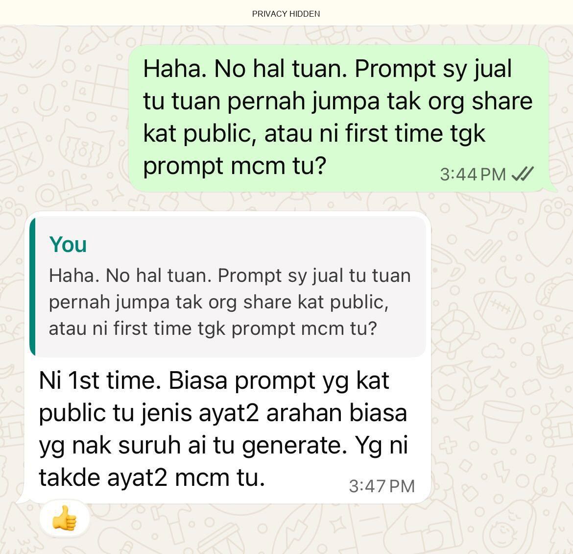 Customer feedback prompt mudah untuk banyak video dan gambar