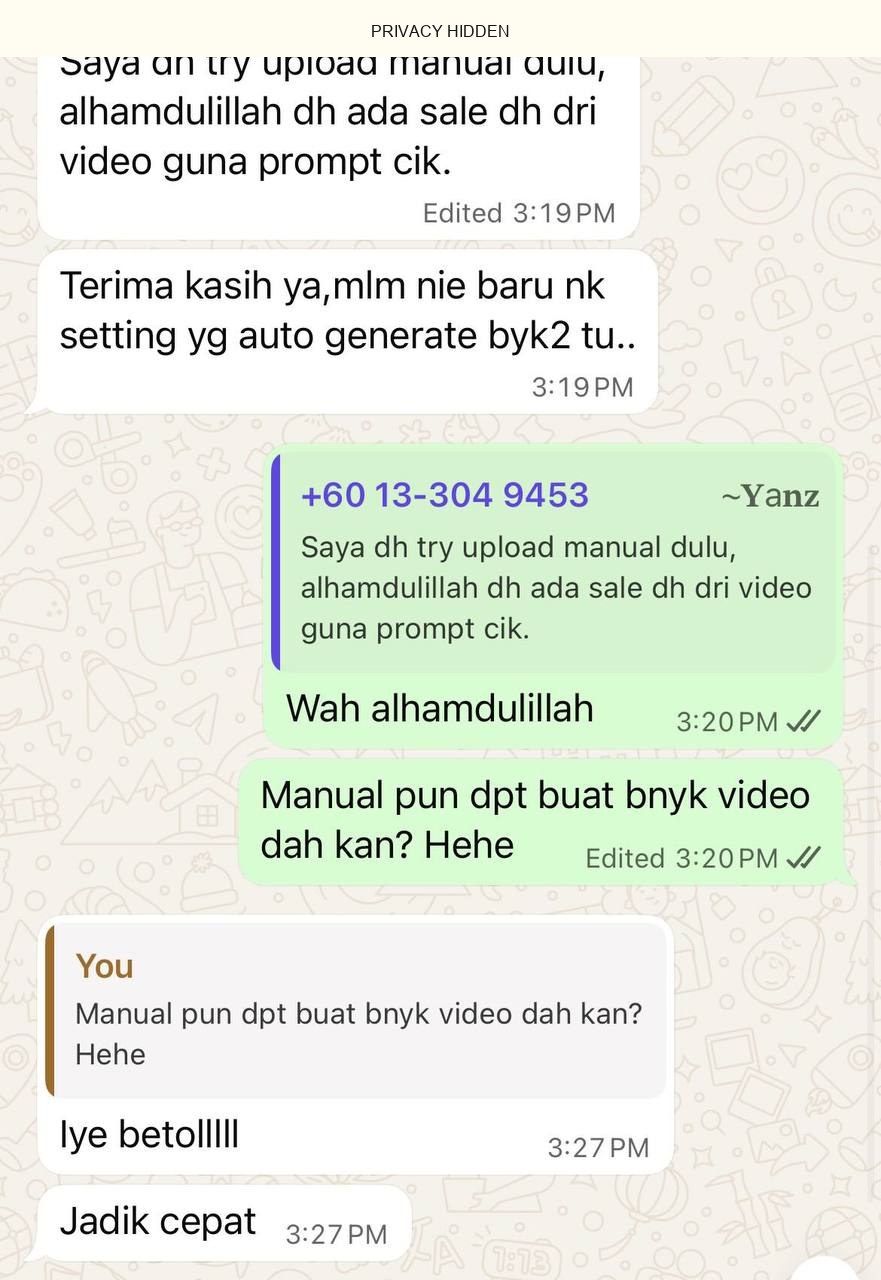 Customer kata prompt membantu hasilkan video banyak dengan cepat